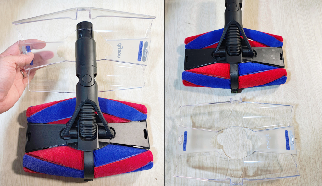 ダイソンペンシルバック・プラスチックカバーを取り外したところ