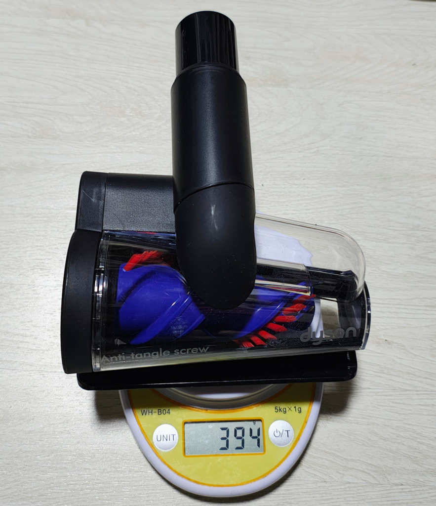 毛絡み防止スクリューツールの重さ