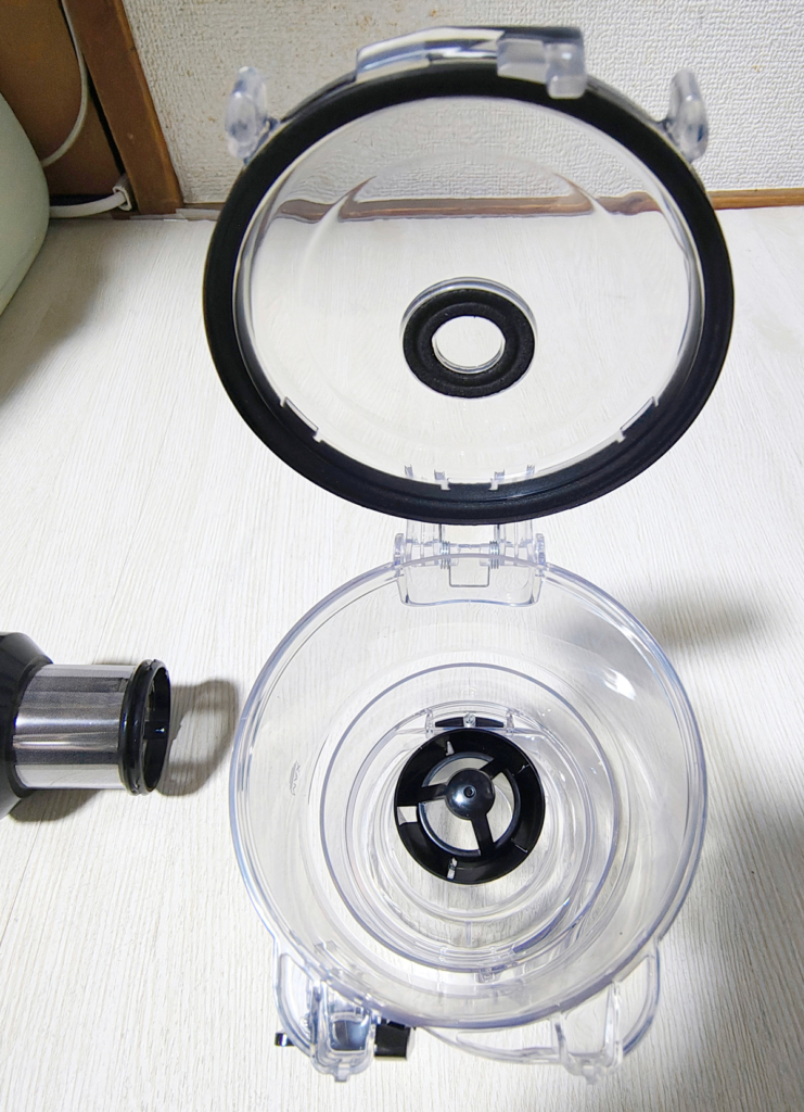 Orage RR11のダストカップ内部